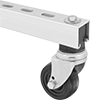 Strut Channel Casters