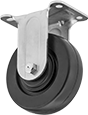 Image of Product. Rigid. Front orientation. Rigid. Static-Control Plate Casters.