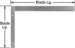 Image of Product. Front orientation. Contains Annotated. Squares. Squares with 2 Graduated Blades.