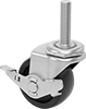 Low-Profile Static-Control Threaded-Stem Casters