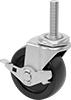 Static-Control Threaded-Stem Casters