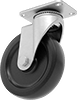 Cart-King Casters with Polypropylene Wheels