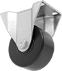 Image of Product. Rigid. Front orientation. Casters. Cart-King Casters with Phenolic Wheels, 1 Wheel, Rigid.
