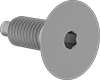 Low-Profile Knob-Grip Retractable Spring Plungers