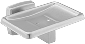 Image of Product. Front orientation. Soap Dishes. Stainless Steel.