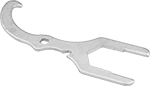 Image of Product. Front orientation. Drain Wrenches. Sink Drain Wrenches.