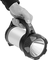 Image of Product. Style B (Shown Used As Flashlight). Bottom orientation. Style B. Lanterns.