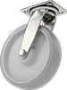 Washdown Casters with Rubber Wheels