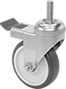 Threaded-Stem Casters with Polyurethane Wheels