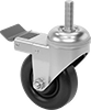 Threaded-Stem Casters with Polypropylene Wheels