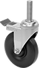 Threaded-Stem Casters with Polypropylene Wheels