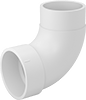 Drain, Waste, and Vent Standard-Wall PVC Pipe Fittings for Water