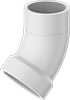Drain, Waste, and Vent Standard-Wall PVC Pipe Fittings for Water