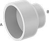 Drain, Waste, and Vent Standard-Wall PVC Pipe Fittings for Water