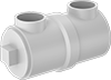 Aboveground Standard-Wall PVC Pipe Traps for Drain, Waste, and Vent