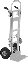 Image of Product. Front orientation. Hand Trucks. Convertible Platform/Hand Trucks, Aluminum Frame, Style C.