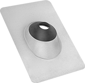 Image of Product. Front orientation. Pipe Flashings. Pipe Flashings for 40° Shingled Roofs.
