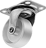 Low-Profile Casters with Polypropylene Wheels