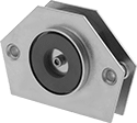 Image of Product. Front orientation. Magnetic Clamps. Three-Axis Magnetic Clamps, 55 lbf Maximum Magnetic Pull.