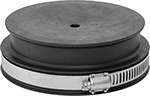 Image of Product. Plugs with Ventilation Hole. Top orientation. Pipe and Fittings. Rubber Drain Pipe Plugs, Plugs with Ventilation Hole, Clamp-On Female.