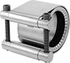 Low-Pressure Stainless Steel Clamp-On Pipe Fittings