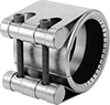Low-Pressure Stainless Steel Clamp-On Pipe Fittings