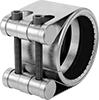 Low-Pressure Stainless Steel Clamp-On Pipe Fittings