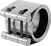 Low-Pressure Stainless Steel Clamp-On Pipe Fittings