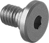 Image of Product. Front orientation. Locating Pin Lock Screws. Lock Screws for Removable Locating Pins, Hex Drive.