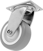 High-Capacity Washdown Casters with Polyurethane Wheels