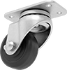 Mighty-Lite Casters with Rubber Wheels 
