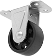Image of Product. Rigid. Front orientation. Rigid. Mighty-Lite Casters with Metal Wheels.