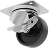 Cart-Smart Casters with Polypropylene Wheels