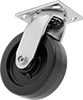 High-Capacity Spartan Casters with Phenolic Wheels 
