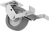 High-Capacity Spartan Casters with Polyurethane Wheels