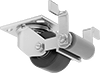 High-Capacity Spartan Casters with Phenolic Wheels 