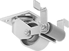 High-Capacity Spartan Casters with Metal Wheels 