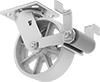 High-Capacity Spartan Casters with Metal Wheels 