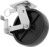 High-Capacity Plate Casters with Polypropylene Wheels 