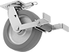 High-Capacity Spartan Casters with Polyurethane Wheels