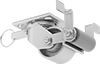 High-Capacity Spartan Casters with Metal Wheels