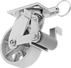 High-Capacity Spartan Casters with Metal Wheels 