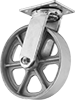 High-Capacity Spartan Casters with Metal Wheels