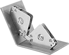 Image of ProductInUse. Front orientation. Magnetic Clamps. Adjustable-Angle Magnetic Clamps.