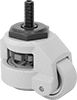 Threaded-Stem Leveling Casters