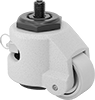 Threaded-Stem Leveling Casters