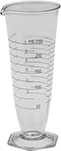 Image of Product. Front orientation. Graduated Cylinders. Glass Graduated Cylinders, Style C.