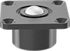 Heavy Duty Recessed Flange-Mount Ball Transfers