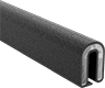 Image of Product. Front orientation. Edge Trim. Reinforced Plastic Edge Trim, Pebbled, Style 5.