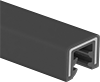 Image of Product. Front orientation. Edge Trim. Reinforced Rubber Edge Trim, Style 4.